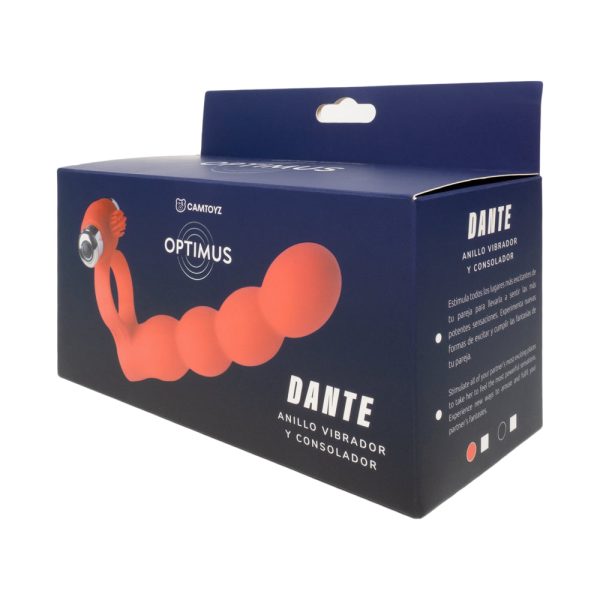 Optimus Anillo Vibrador y Consolador Dante